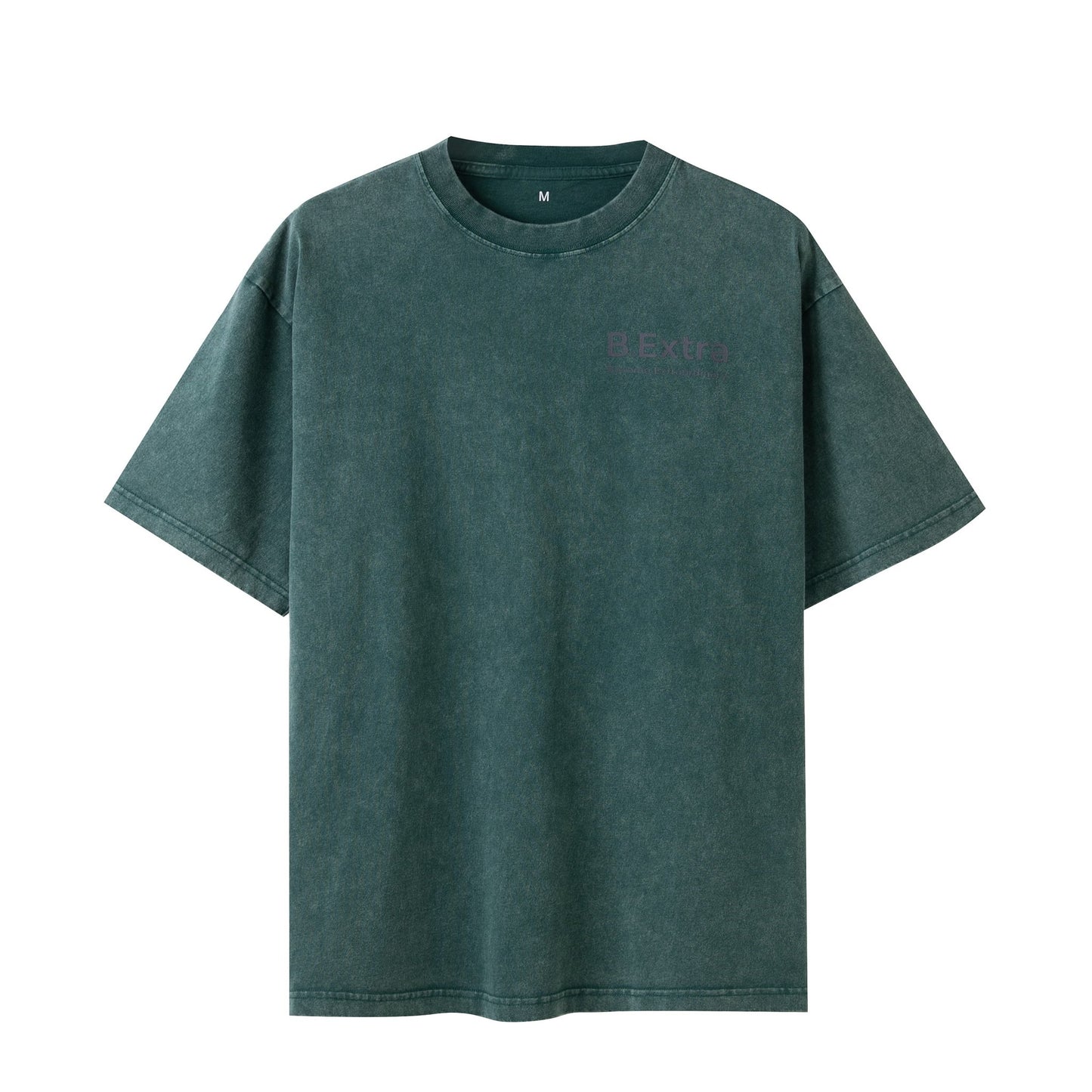 Acid Wash T shirt - Green/Grey