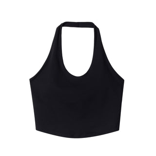 Halo Halter Neck - Black