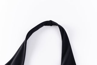 Halo Halter Neck - Black