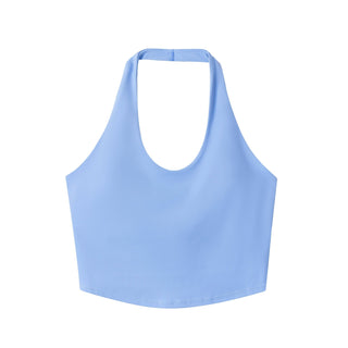 Halo Halter Neck - Sky Blue