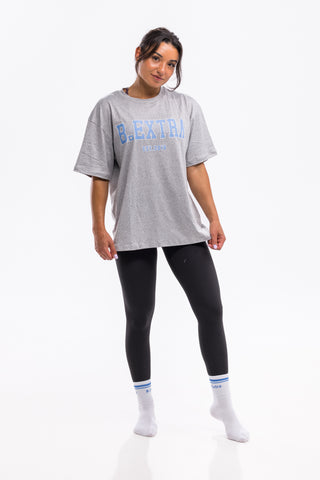 Varsity Tee - Heather Grey