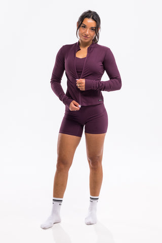 Form Jacket - Plum Noir