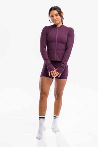 Form Jacket - Plum Noir