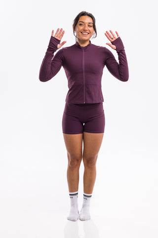 Form Jacket - Plum Noir