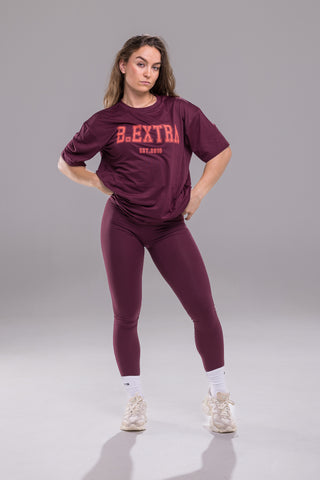 Varsity Tee - Burnt Fig