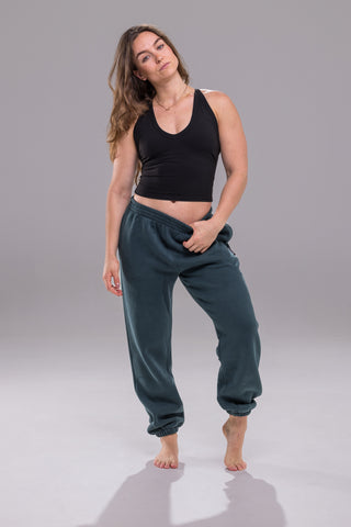 Lounge Edit Jogger - Grove Green