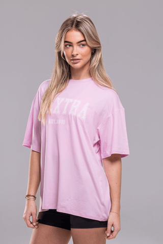 Varsity Tee - Bubble Pink