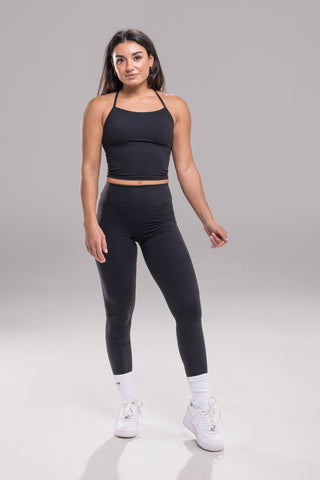 Studio Tank Crop - Black | Funxtion X