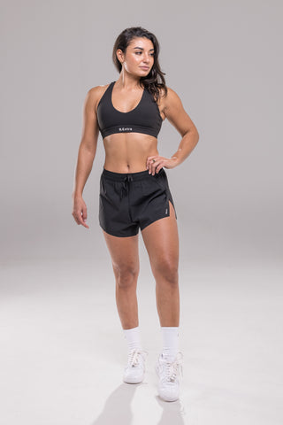 Halo Short Mid Rise - Black