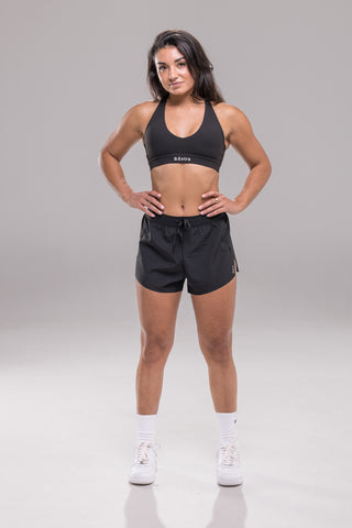 Halo Short Mid Rise - Black