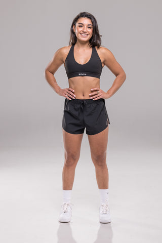 Halo Short Mid Rise - Black