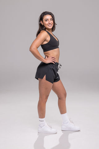 Halo Short  Low Rise- Black