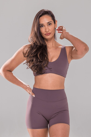 Silhouette Short - Cacao Plum