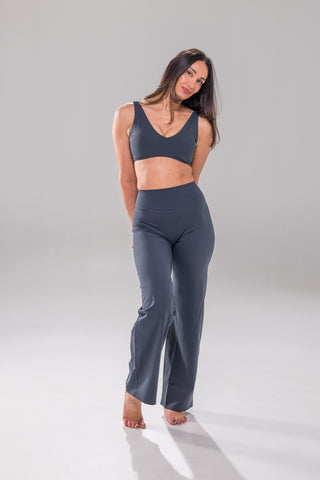 StreamLine Wide Leg Pants - Carbon Blue -