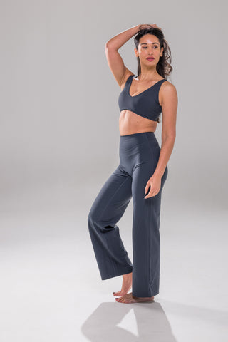 StreamLine Wide Leg Pants - Carbon Blue -