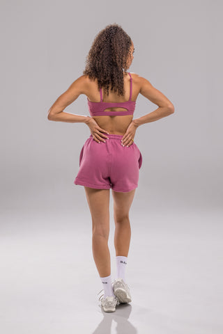 Heavy Blend Jogger Short - Pink State