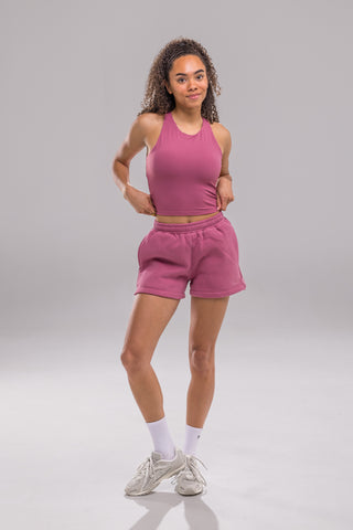 Heavy Blend Jogger Short - Pink State