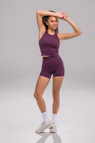 Zara Top - Cherry Lacquer