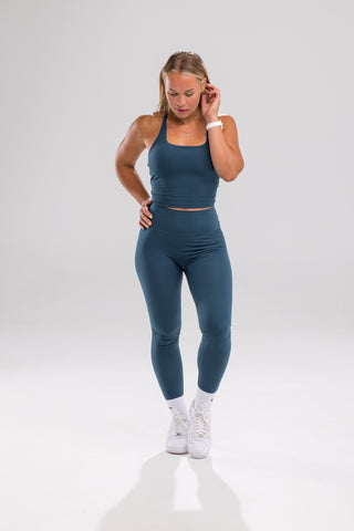 India Top -Tempest Teal