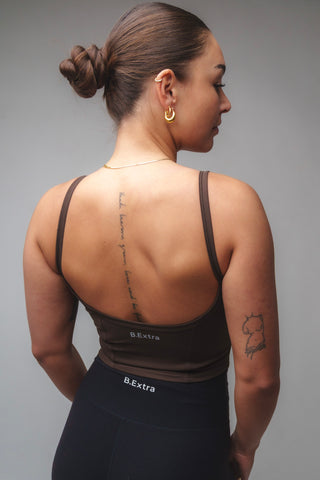 Estelle Tank - Coffee