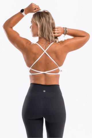 Infinite Flow Bra - White