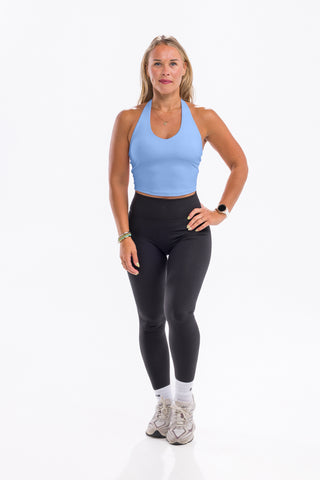 Halo Halter Neck - Sky Blue