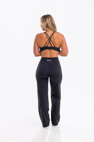 StreamLine Wide Leg Pants - Black