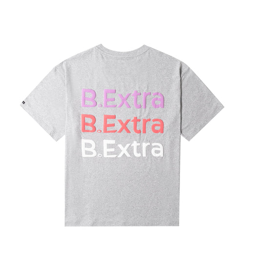 B.Three T Shirt - Heather Grey