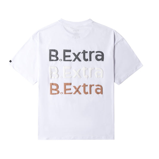 B.Three T Shirt - White