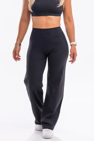 StreamLine Wide Leg Pants - Black
