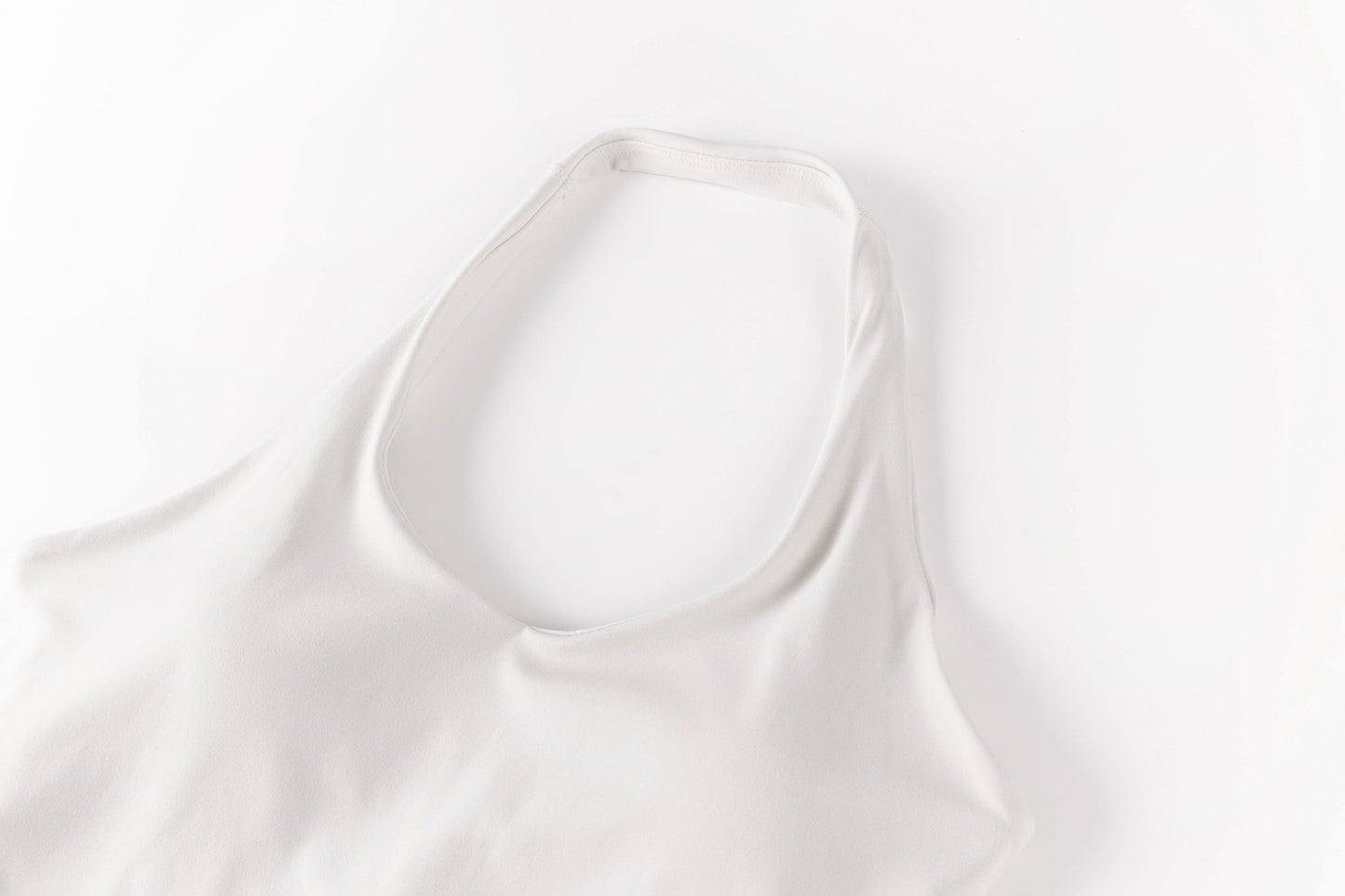 Aura Top / Halter Neck - Pearl White