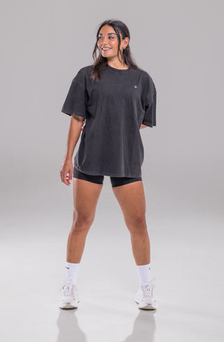 Reign Cotton Tee - Vintage Black