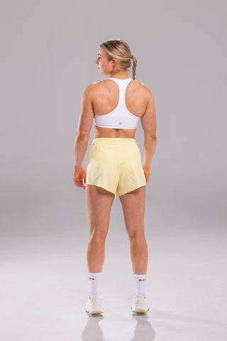 Halo Short Mid|High Rise  - Lemon Butter