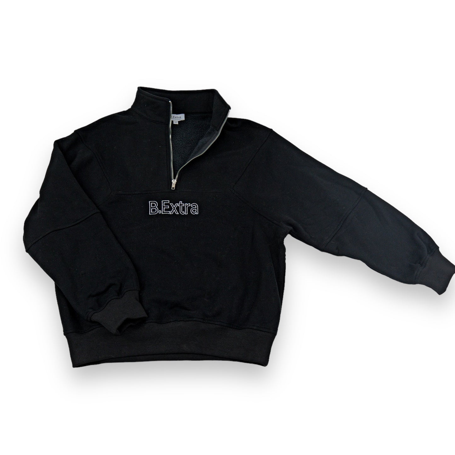 Quarter Zip Sweater - Black