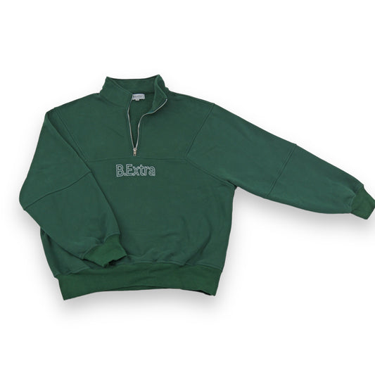 Quarter Zip Sweater - Green