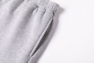 Heavy Blend Jogger Short - Heather Grey