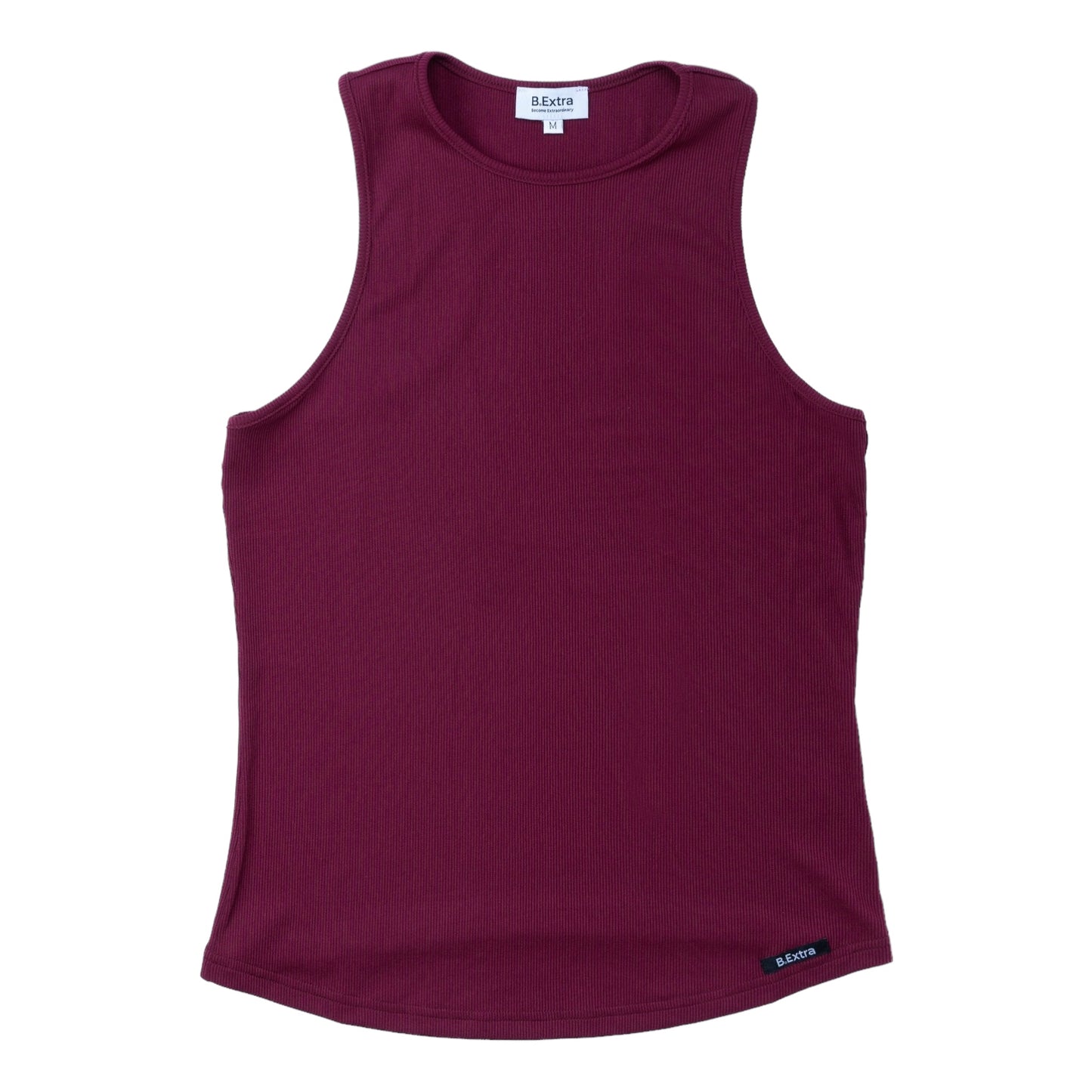 Ribbed Tank Top - Cherry Red