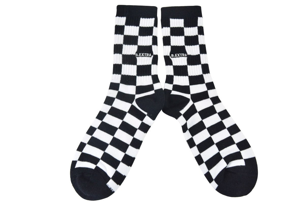 Classic Socks - Checkered Black