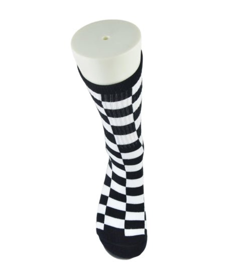 Classic Socks - Checkered Black