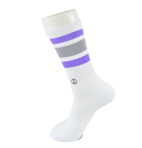 Classic Socks - Purple Striped