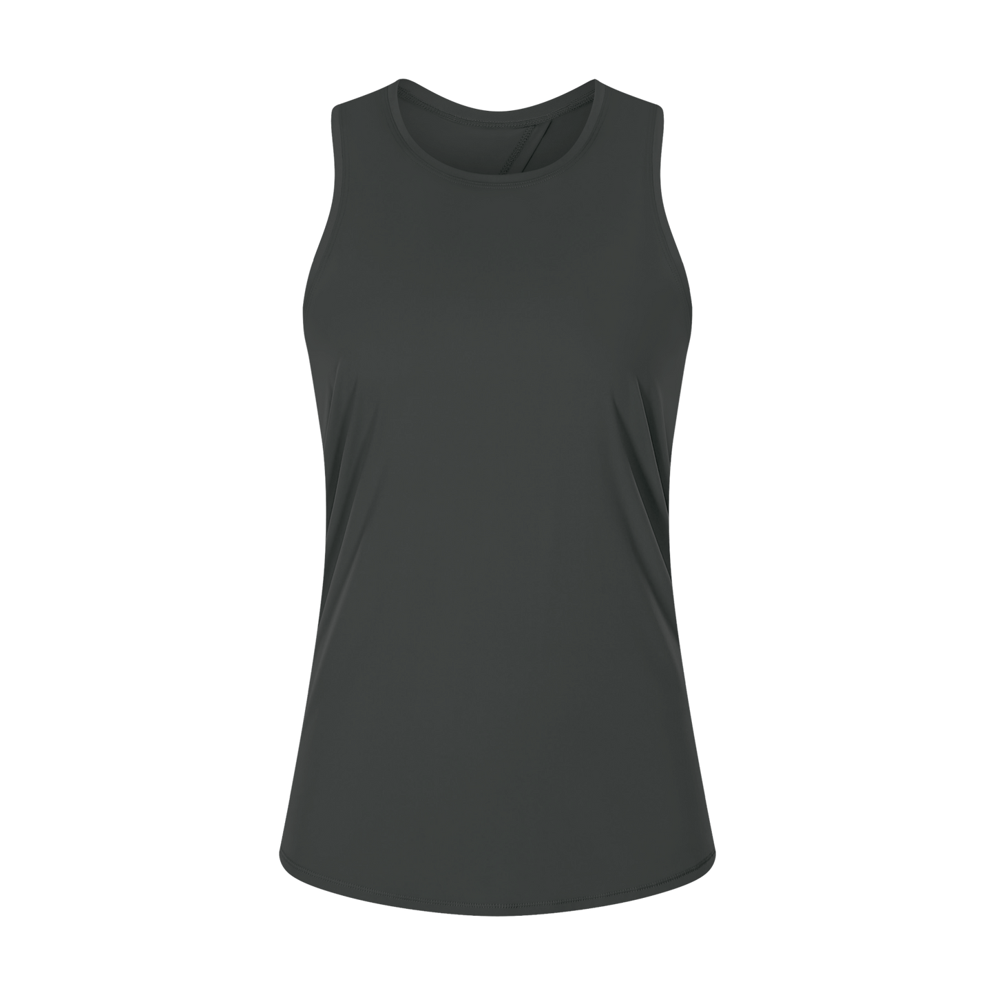 Open Back Tank Top - Anthracite